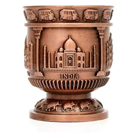 Buy Souvenir Taj Mahal India Shot Glass,Metal Souvenir Cup,Perfect ...
