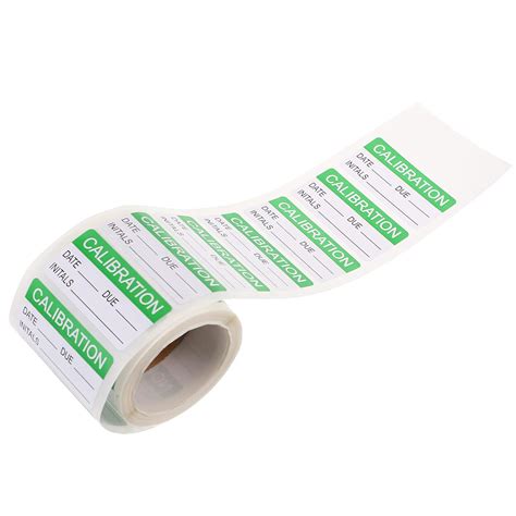 Buy Hemobllo Labels Calibration Stickers- Self- Laminating Calibration ...