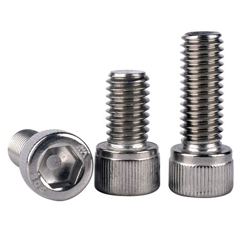 KOSJETHAS 1/4-20 x 1-1/2" Allen Hex Socket Head Screw Bolt, 304 ...