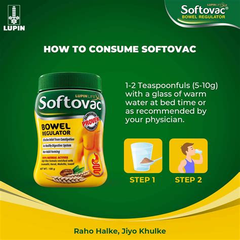 Buy SOFTOVAC CONSTIPATION POWDER BOTTLE OF 450 G Online & Get Upto 60% ...