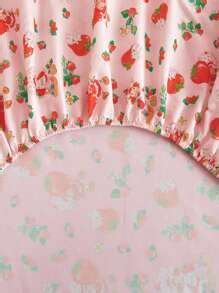 Strawberry Shortcake X SHEIN Fashionable And Cute All-Over Strawberry ...