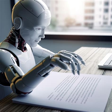 Robot Work On Computer with Table 的图像结果