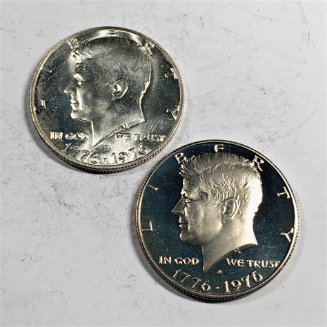 1976-S Silver US Bicentennial Kennedy Half Dollar PLUS 1976-S US ...