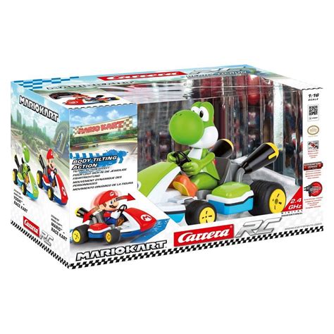 Buy Carrera 2.4 GHz Nintendo Mario Kart Remote Control Yoshi Race Kart ...