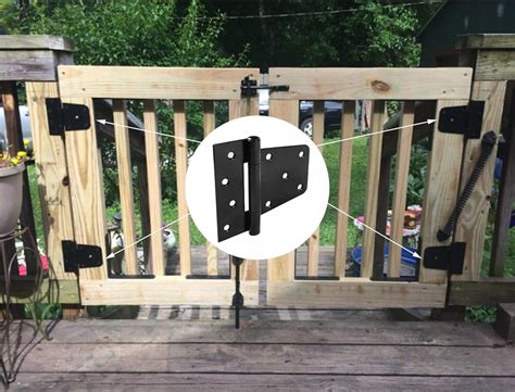 Heavy Duty Gate Hinges 3.5 inch 6 Pack,Black Door India | Ubuy