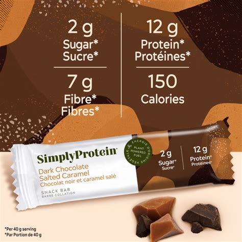 Chocolate Caramel Plant Protein Bar - SimplyProtein® Bar