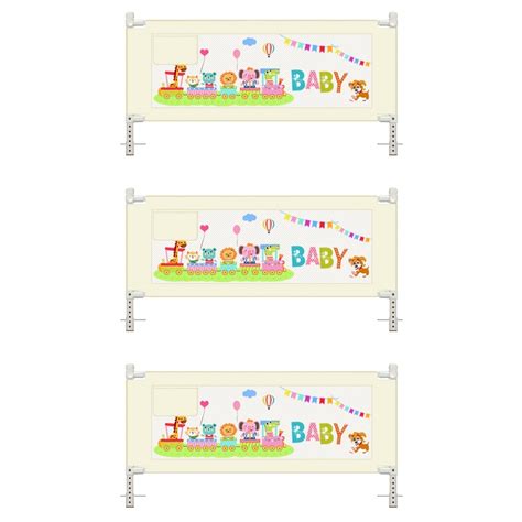 Buy SYGA Pack of 3 Bed Rail Guard, Portable Safety Guardrail for King ...