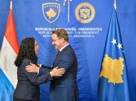 President Osmani received the Minister of Foreign Affairs of Luxembourg and at the same time ... - president of luxembourg