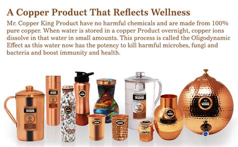 Mr.Copper King Combo Set of 2 Pc 950ML Aqua 1000 Original Ayurveda ...