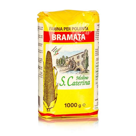 Polenta - Bramata Grossa, semoule de mais, grossiere, 1 kg, Sac ...