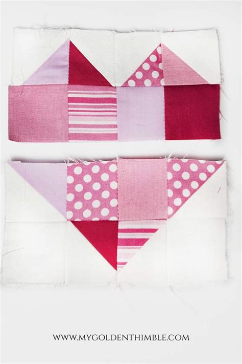 Heart Quilt Block Tutorials 的图像结果
