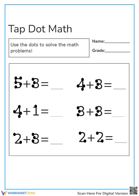 TouchMath Addition 的图像结果