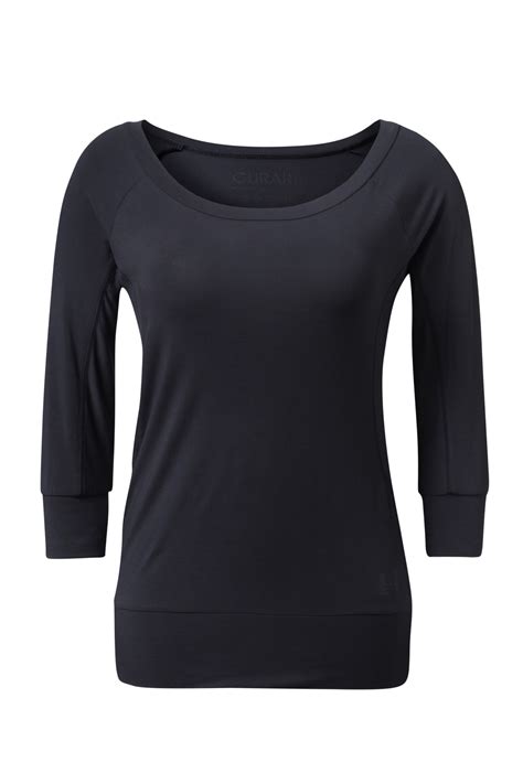 Flow #20 Shirt Boat Neck 3/4 - midnight-blue | Oberteile | Flow ...