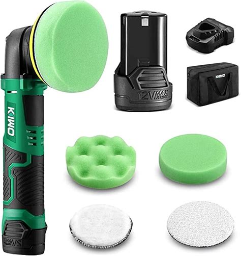 KIMO 12v Cordless Car Buffer Polisher, Wheel Diameter 100MM ,Variable ...