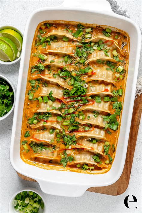 Viral Dumpling Bake (Easy 1-Pan Dinner Recipe) | Elizabeth Rider