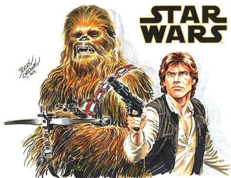 Marvel Comics of the 1980s: Han Solo and Chewbacca by Jerry Ordway