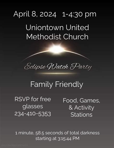 Eclipse Party, 13370 Cleveland Ave NW, Uniontown, OH, 8 April 2024 ...