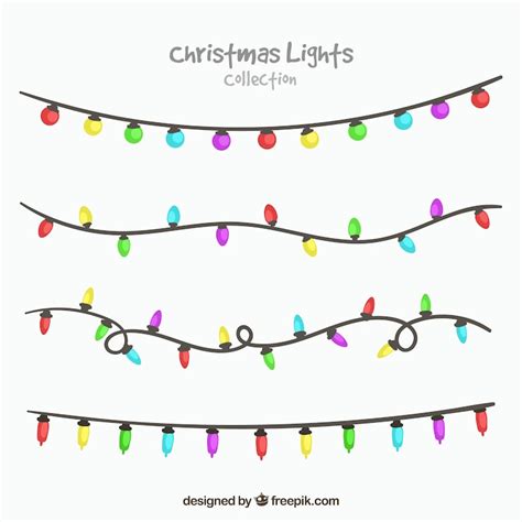 Holiday lights clip art Images - Free Download on Freepik