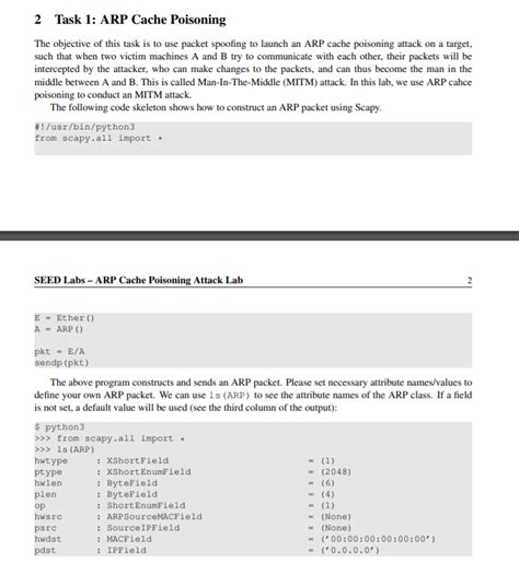 Image result for ARP Cache Poisoning Attack Lab