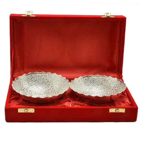 Silver and Gold Plated Decorative Product - Silver And Gold Plated Bowl ...