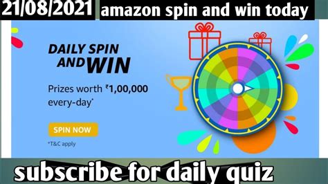 amazon spin winner today