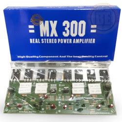 Jual Kit Power SANJAYA MX-300 MX300 Stereo Amplifier by Bell original ...