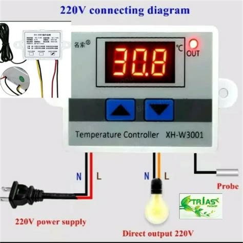 Jual THERMOSTAT 220V/TERMOSTAT/ALAT PENGATUR SUHU/ALAT INCUBATOR/ATUR ...
