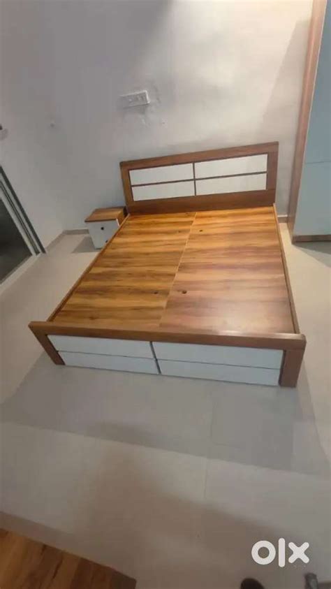 New Queen Size Bed Semi Storage At Factory Price - Beds & Wardrobes ...