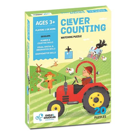 Chalk & Chuckles: Clever Counting - Matching Number Puzzle – Krazy ...