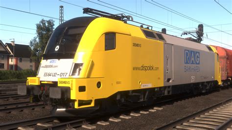 Dispolok---RAG Bahn und Hafen ES64 U2 '017' (RT/KWG BR182 Livery) [TSW2 ...