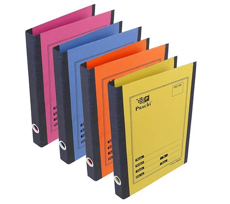 SNDIA 4 Pack 2D A4 Size Ring Binder Box File – Color May Vary : Amazon ...