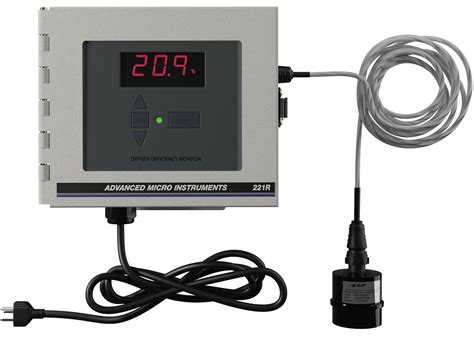 Advanced Micro Instruments - MODEL 221R Oxygen Deficiency Monitor