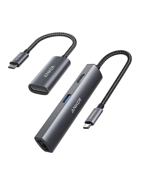 Buy Anker 5-in-1 USB C Hub and USB C to DisplayPort Adapter Bundle ...