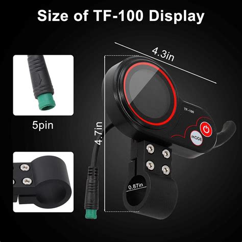 Drhomeam 5 Pin TF-100 Electric Display Panel Kit for Kugoo India | Ubuy