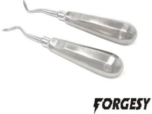 Forgesy 2APICAL ELEVATOR LEFT AND RIGHT DENTA ELEVATOR Dental Elevator ...