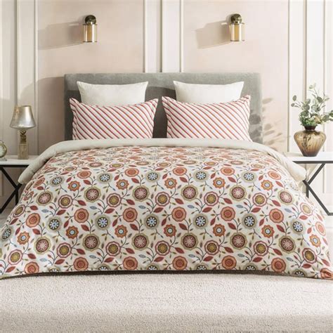 Buy D'DECOR Optima Multicolour Cotton Floral Printed King Fitted ...