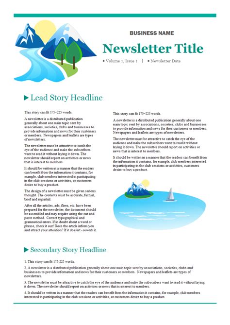 Company Newsletter | Free Company Newsletter Templates