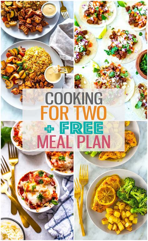 Cooking for Two {Easy Recipes + Meal Plan} - The Girl on Bloor