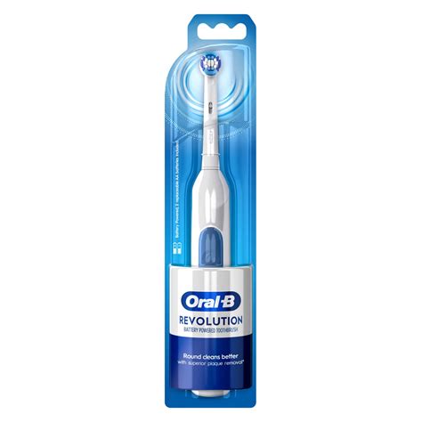 Oral-B Revolution Battery Powered Brush With Round Brush Head-Automatic ...