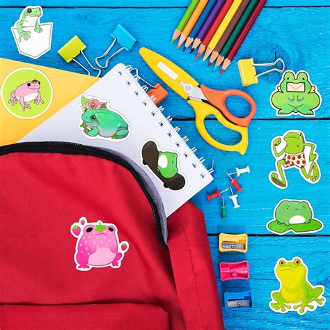 Buy 100 Pieces Cute Cat Laptop Stickers Waterproof Vinyl Kawaii Decals ...