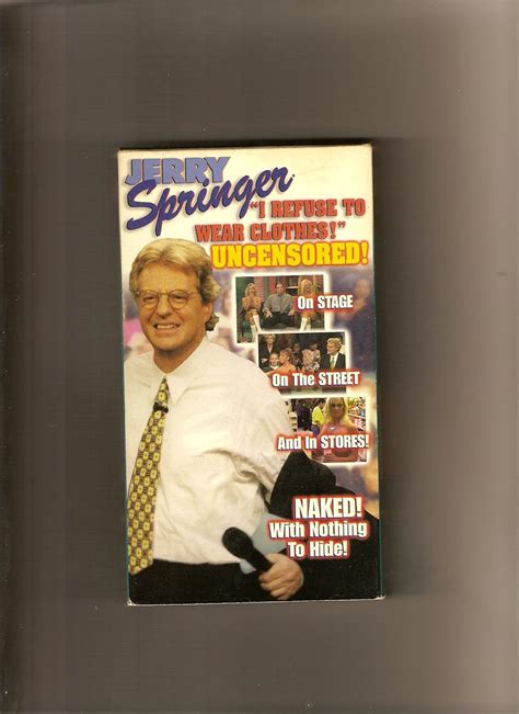 Amazon.com: Jerry Springer - Uncensored - Naked With Nothing To Hide ...