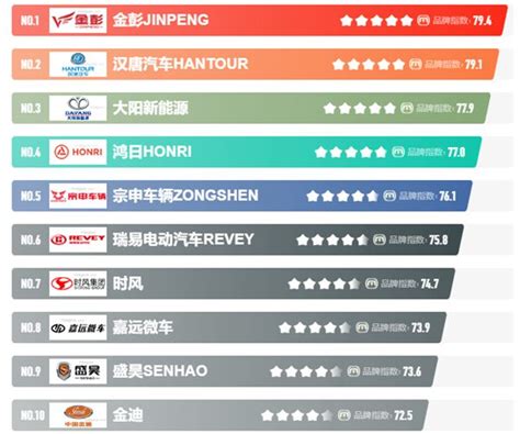 电动车排名前十名是哪些品牌（2022年电动车销售榜前10）_玉环网