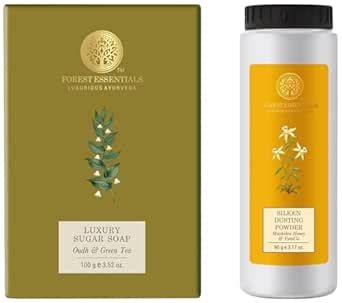Forest Essentials Silken Dusting Powder – Mashobra Honey & Vanilla ...