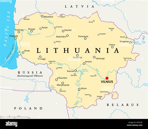 Lithuania Map High Resolution Stock Photography and Images - Alamy
