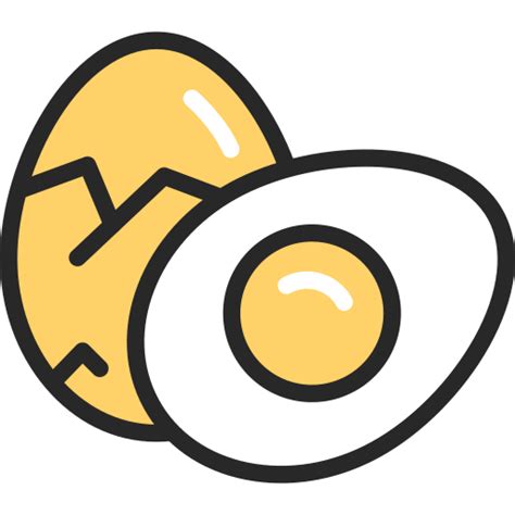 Boiled egg - Free food icons
