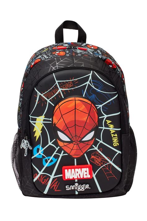 Buy Smiggle Black Spider-Man Classic Backpack from the Next UK online ...