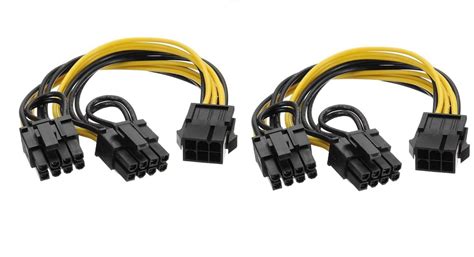 Amazon.in: Buy LipiWorld® 6pin Female to Dual 8pin (6+2pin) Male Video ...