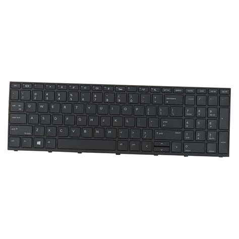 Laptop Keyboard English Layout Keypad Black for HP Probook 450 G5 455 ...