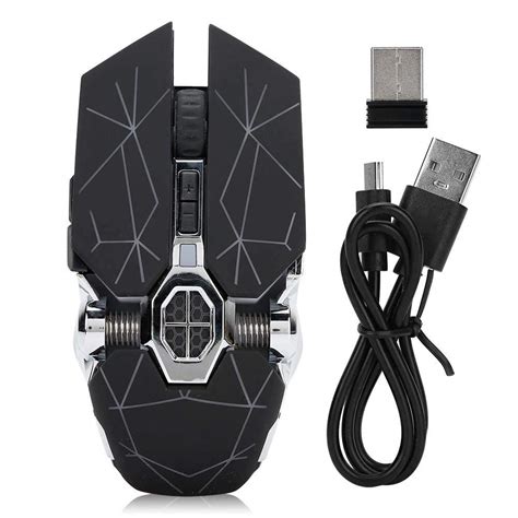 Buy Wireless Gaming Mouse for Gamer, 1800DPI Wireless Rechargeable ...