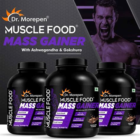 Buy DR. MOREPEN MASS GAINER FOR MUSCLE GROWTH STRENGTH & WEIGHT GAIN ...